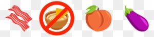 The Hummus Bowl Is Unlikely To Become An Emoji, While - No Food Emoji - Transparent PNG Free Download