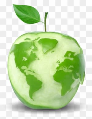 Welcome - Globe Made Of Food - Transparent PNG Free Download