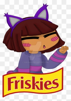 Frisk - Frisk Cat Food Women's Fitted V-neck T-shirt - Transparent PNG Free Download