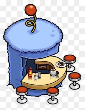 Puffle Party 2012 Forest Food Stand - Club Penguin Food Stand - Transparent PNG Free Download