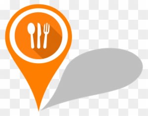 Food Location Pin Png - Transparent PNG Free Download