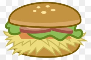 Drakizora, Burger, Food, Hay Burger, No Pony, Resource, - Food My Little Pony - Transparent PNG Free Download
