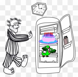 What Do We See When We Open The Fridge We Have Made - Sleep Walking For Food - Transparent PNG Free Download