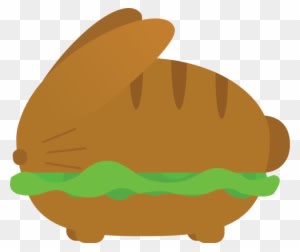 Lettuce Bun Bun By Radioactiveflowers - Fast Food - Transparent PNG Free Download