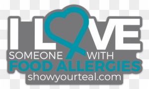 I Love Someone With Food Allergies Car Decal - Love Someone With Food Allergies - Transparent PNG Free Download