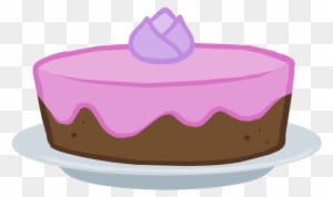 Pink Frosting Cake By B3archild - My Little Pony Canterlot Food - Transparent PNG Free Download