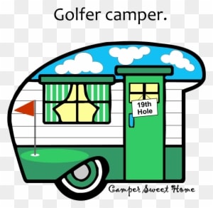 "golfer" Camper Camper Sweet Home - Recreational Vehicle - Transparent PNG Free Download