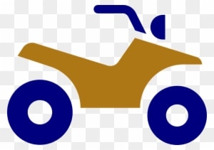 Atv Clipart Black And White - All-terrain Vehicle - Transparent PNG Free Download