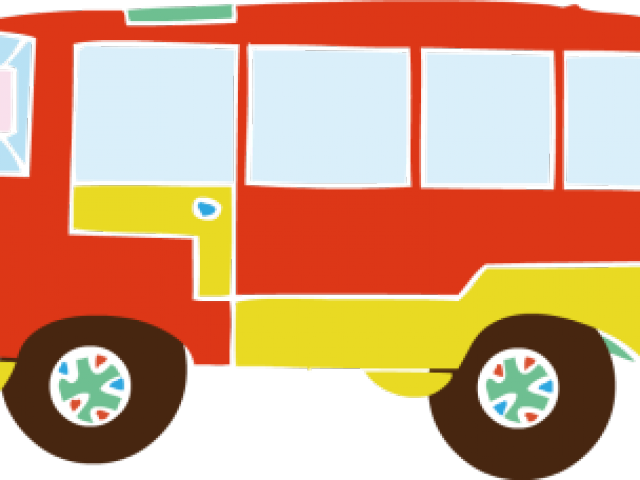 Bus Clipart Toy - Toy Vehicle - Transparent PNG Free Download
