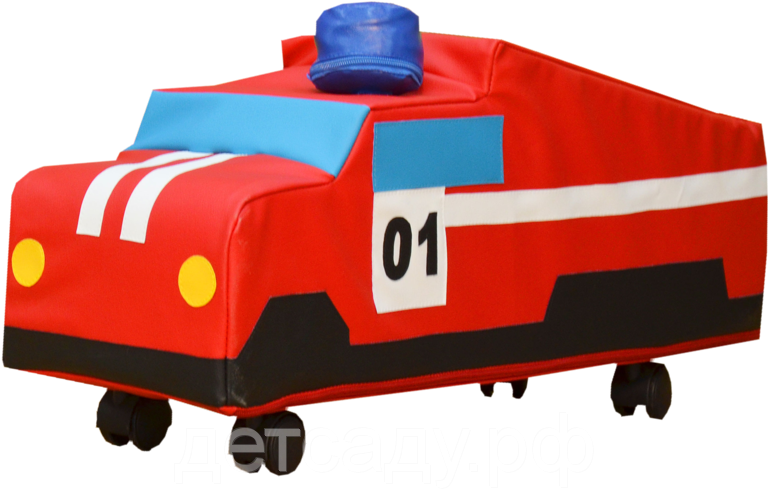 Напольная Каталка "пожарная Машина "01" - Toy Vehicle - Transparent PNG Free Download