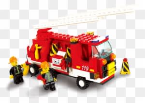 Новая Пожарная Машина M38-b3000 - Sluban Fire Engine Vehicle - Transparent PNG Free Download