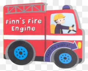 Picture Of Wheeled Vehicle Book-finn's Fire Engine - Vehicle - Transparent PNG Free Download