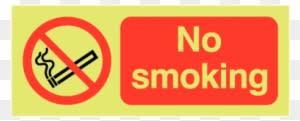 Nite-glo Photoluminescent No Smoking Signs - No Smoking In Vehicle With Children Window Signs - Transparent PNG Free Download