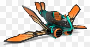 Buzz Wing - Buzz Wing: Skylanders Superchargers Vehicle - Transparent PNG Free Download