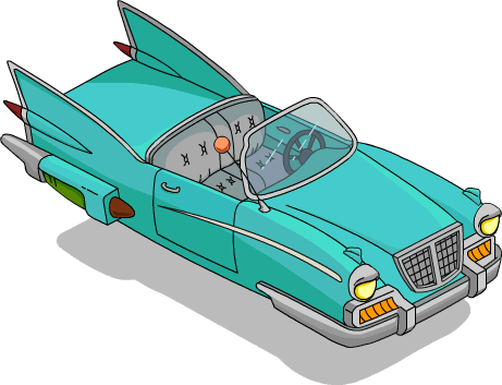 Simpson's Hover Car - Vehicle The Simpsons Tapped Out - Transparent PNG Free Download
