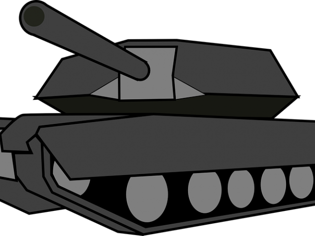 Tank Clipart Gray - Army Tank Tshirt Military Vehicle Warfare - Transparent PNG Free Download