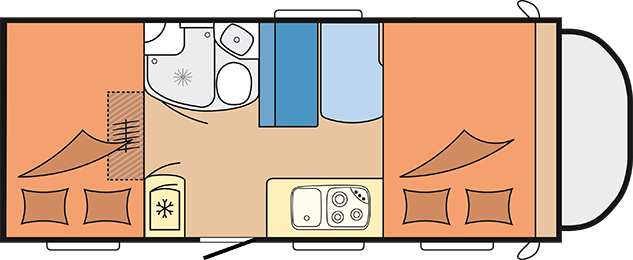 Siesta A60 Gf - Recreational Vehicle - Transparent PNG Free Download