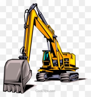 Heavy Equipment Royalty Free Vector Clip Art Illustration - Construction Vehicle Clip Art - Transparent PNG Free Download