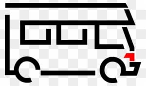 Vector Illustration Of Motorhome Recreational Vehicle - Recreational Vehicle - Vehicles Transparent PNG Free Download