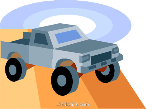 Truck Royalty Free Vector Clip Art Illustration - Off-road Vehicle - Transparent PNG Free Download