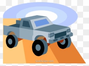 Truck Royalty Free Vector Clip Art Illustration - Off-road Vehicle - Transparent PNG Free Download