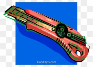 Exacto Knife Royalty Free Vector Clip Art Illustration - Toy Vehicle - Transparent PNG Free Download