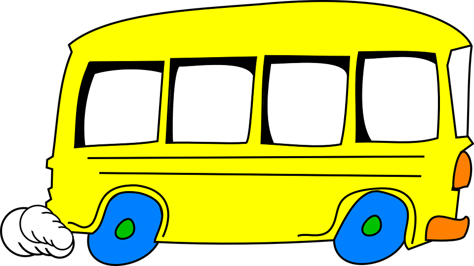 Schoolbus Yellow Driving Cartoon Vehicle T - รูป รถ การ์ตูน - Transparent PNG Free Download