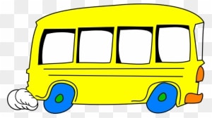 Schoolbus Yellow Driving Cartoon Vehicle T - รูป รถ การ์ตูน - Transparent PNG Free Download