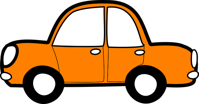 Car Orange Vehicle Transport Automobile Tr - Car Clipart Png - Transparent PNG Free Download
