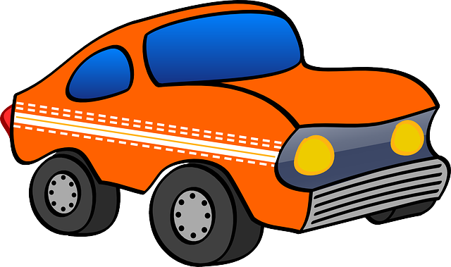 Racing Car Car, Funny, Orange, Vehicle, Automobile, - Car Cartoon Clipart - Transparent PNG Free Download