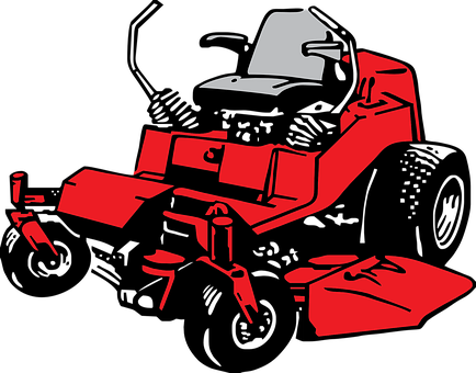 Mower Machine Lawn Vehicle Red Mower Mower - Lawn Care Clip Art - Transparent PNG Free Download