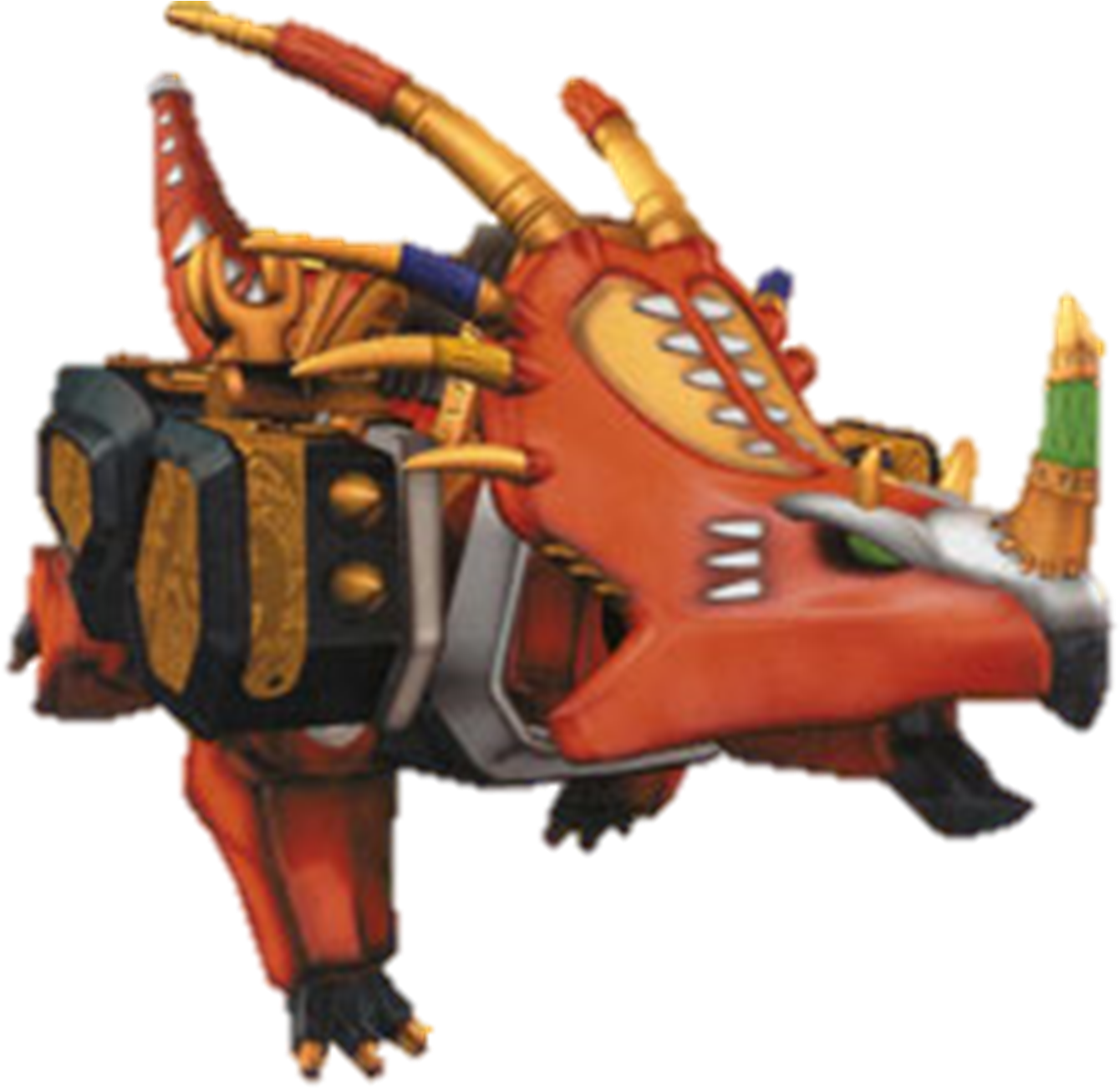 This Styracosaurus Zord Is Controlled By The Triassic - Power Rangers Dino Thunder Mezodon - Transparent PNG Free Download