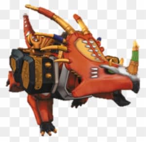 This Styracosaurus Zord Is Controlled By The Triassic - Power Rangers Dino Thunder Mezodon - Transparent PNG Free Download