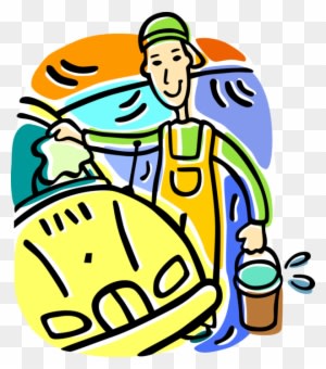 Vector Illustration Of Car Wash Or Carwash Auto Wash - Spalatorie Auto - Transparent PNG Free Download