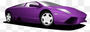 Car Vehicle Sports Car Lamborghini Racing - Purple Sports Car Png - Transparent PNG Free Download