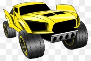Hot Wheels Clipart Vehicle - Hot Wheels Jump Truck - Transparent PNG Free Download