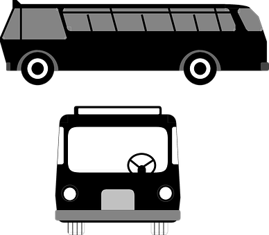 Bus Vehicle Transport Road Travel Automobi - Bus Vector - Transparent PNG Free Download