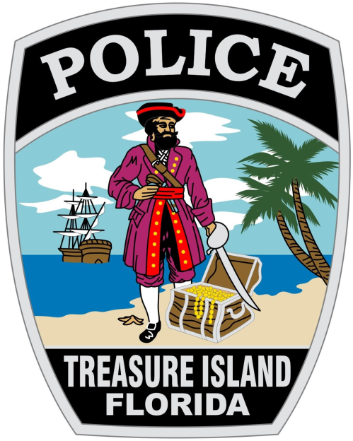 Treasure Island Police Officer Injured In Three Vehicle - Treasure Island Police Department - Transparent PNG Free Download
