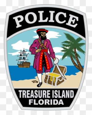 Treasure Island Police Officer Injured In Three Vehicle - Treasure Island Police Department - Transparent PNG Free Download