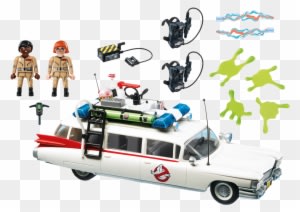 Playmobil Ecto-1 Vehicle With Figures Set - Playmobil Ghostbusters Ecto-1 9220 - Transparent PNG Free Download