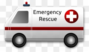 Emergency Clipart Rescue Vehicle - Emt Emergency Medical Technic Note Cards (pk - Transparent PNG Free Download