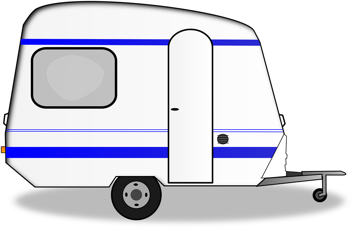 Vacation, Caravan Vacations Car Trailer Vehicle Trav - Trailer Clipart - Transparent PNG Free Download