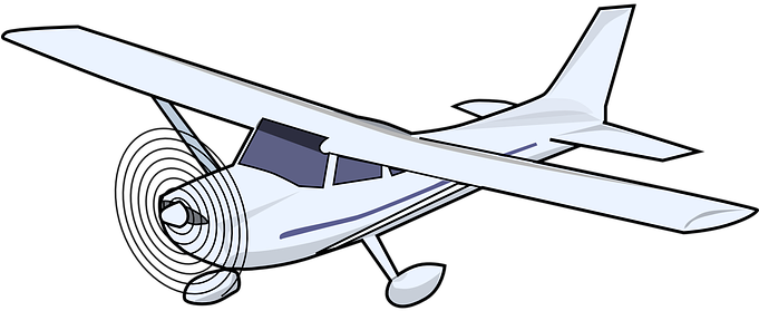 Airplane Plane Aircraft Vehicle Transporta - Cessna Airplane Clipart - Transparent PNG Free Download