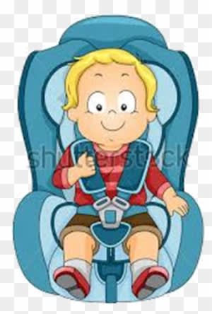 All Children 4 Years Of Age, But Less Than 8 Years - Baby In Car Seat Cartoon - Transparent PNG Free Download