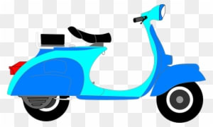 Scooter Blue Two-wheeler Vehicle Transport - Two Wheeler Clipart Png - Transparent PNG Free Download