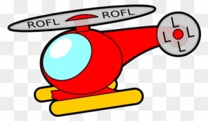 Rofl Rofl Lol Helicopter Yellow Mode Of Transport Clip - Roflcopter Png - Transparent PNG Free Download