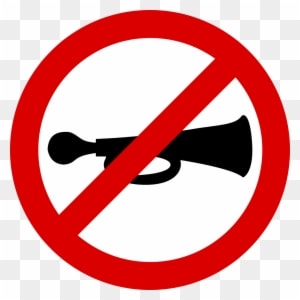 No Sounding Of Vehicle Horn - No Shark Fin Soup - Transparent PNG Free Download