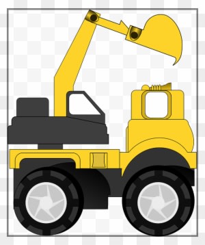 Set Of A Building Machines Clip Art Vector - Caminhão De Construção Png - Transparent PNG Free Download