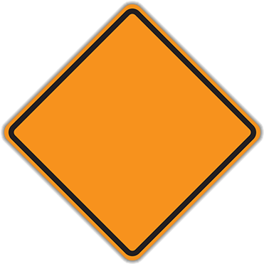 Deflecto Slow Moving Vehicle Safety Sign With Reflector - Traffic Sign - Transparent PNG Free Download