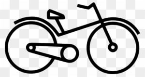 Bicycle, Vehicle, Two Wheelers, Wheels - Living Things Clip Art Black And White - Transparent PNG Free Download